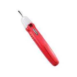 GB GCV-3206 Probe and Continuity Tester with Screwdriver Tip, 12 to 250 VAC/VDC, LED Display, Functions: Voltage, Red