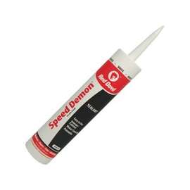 Red Devil SPEED DEMON 0736 General-Purpose Acrylic Caulk, White, 40 to 90 deg F, 10.1 fl-oz Cartridge