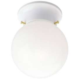 6" WHT Ceil Fixture