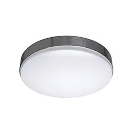 ETI I Series 54620142 Light Fixture, 120 V, LED Lamp, Round Bulb, Brushed Nickel