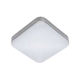 ETI I Series 54619142 Light Fixture, 120 V, LED Lamp, Square Bulb, Brushed Nickel