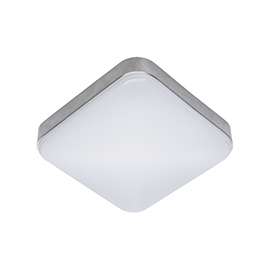ETI I Series 54640142 Light Fixture, 120 V, LED Lamp, Square Bulb, Brushed Nickel