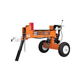 Brave PCLS2016GC/3GC Log Splitter, 3 gal Fuel Tank, 20 ton Splitting, 24 in Log