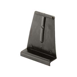 Make-2-Fit PL 7921 Spline Channel Pull Tab, Plastic, Black, Raw