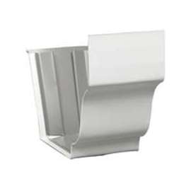 Amerimax 27209 Gutter Connector, Aluminum, White