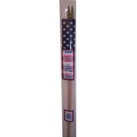 2PK 12x18 Poly US Flag