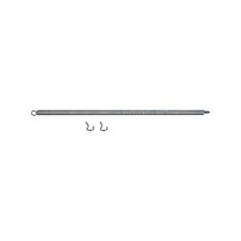ProSource LR102 Door Spring, 13/32 in Dia, 16 in L, Steel, Zinc