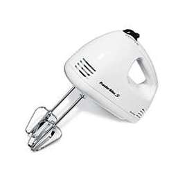 Hamilton Beach Easy-Mix Series 62515R Hand Mixer, 125 W, 5-Speed, White