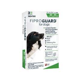 SENTRY Fiproguard 02951 Flea and Tick Squeeze-On, Liquid, 3 Count