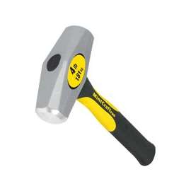 Vulcan Drilling Hammer, 4 Lb, Fiberglass