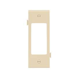 Eaton Cooper Wiring STC26 STC26V Wallplate, 4-1/2 in L, 2-3/4 in W, 1 -Gang, Polycarbonate, Ivory, High-Gloss