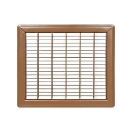 Imperial RG1184 Air Grille, 8 in L, 10 in W, Steel, Brown