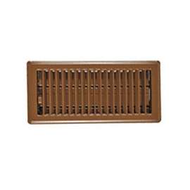 Imperial RG2000 Standard Floor Register, 11-3/4 in W Duct Opening, 2 in H Duct Opening, Steel, Brown