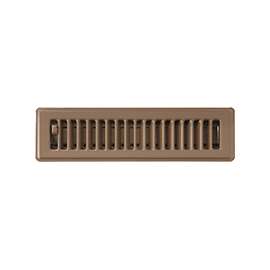 Imperial RG2005 Louvered Floor Register, 5-1/4 in L, 12 in W, Steel