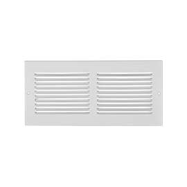 Imperial RG0341 Sidewall Grille, 11-1/4 in L, 5-1/4 in W, Steel, White