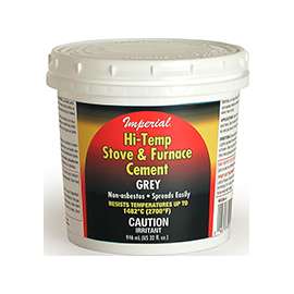 Imperial KK0284-A Stove and Furnace Cement, 32 oz Tub