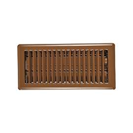 Imperial RG0189 Floor Register, 3-1/2 in L, 15-1/4 in W, Steel, Brown
