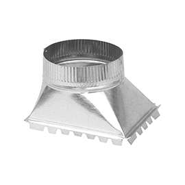 Imperial GV0959-C Duct Take-Off, 6 in Duct, 30 ga Gauge, Steel