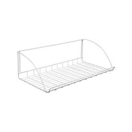 ClosetMaid 8279 Laundry Shelf, 12 in L, 24 in W, Steel, White