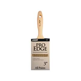 Linzer 1862-3 Paint Brush, 3 in W, 3-1/4 in L Bristle, Nylon/Polyester Bristle, Beaver Tail Handle