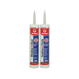 Red Devil 00135CA Silicone Acrylic Sealant, Clear, 10.1 oz Cartridge