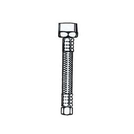 Plumb Pak EZ Series PP23811 Sink Supply Tube, 1/2 in Inlet, Compression Inlet, 1/2 in Outlet, FIP Outlet, 16 in L