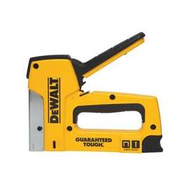 DeWALT DWHTTR350 Staple and Brad Tacker, 100 Magazine, 27/64 in W Crown, 1/2 to 9/16 in L Leg, Orange
