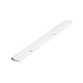 M-D 69927 Jamb Weatherstrip Kit, 7/8 in W, 1/4 in Thick, 84 in L, Aluminum/Vinyl, White