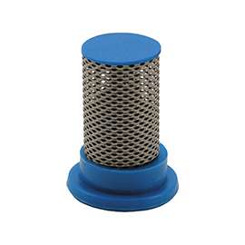 GREEN LEAF Y8139002 6PK Tip Filter, Spray, Polypropylene/Stainless Steel, Blue