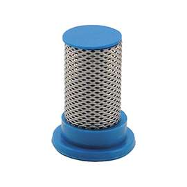 GREEN LEAF Y8139004 6PK Tip Filter, Spray, Polypropylene/Stainless Steel, Blue