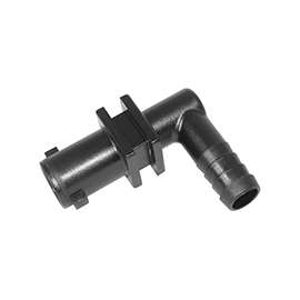 GREEN LEAF Y8231005 Dry Boom Nozzle Body Elbow, 3/4 in, Quick x Hose Barb, 7 psi Pressure, EPDM Rubber