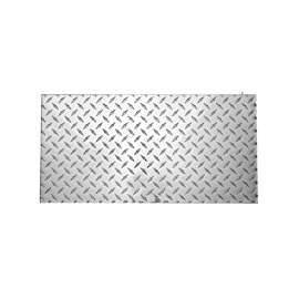 Stanley Hardware 4221BC Series N316-364 Tread Plate, 12 in W, 24 in L, Diamond Tread, Aluminum, Polished