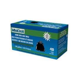 VULCAN FG-03812-05 Lawn and Leaf Bag, 39 gal Capacity, Black