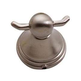 Boston Harbor L9353-13-12 Double Robe Hook, 2-Hook, Zinc, Brushed Nickel, Wall Mounting