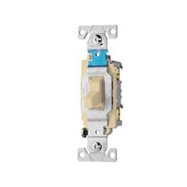Eaton Wiring Devices CS115V Toggle Switch, 15 A, 120/277 V, Screw Terminal, Nylon Housing Material, Ivory