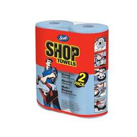 Scott 75040 Shop Towel, Paper, Blue