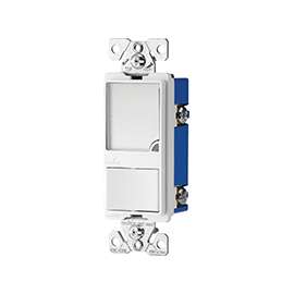 Eaton Cooper Wiring Patrol Series 7738W-K Night Light, 15 A, 120 V, 1 W, 3-Lamp, LED Lamp, White Light, PVC Fixture