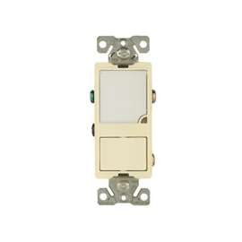 Eaton Cooper Wiring Patrol Series 7738LA-BOX Night Light, 15 A, 120 V, 1 W, 3-Lamp, LED Lamp, Light Almond Light