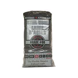 Rhodes American 10121154 Steel Wool, #00 Grit, Very Fine, Gray