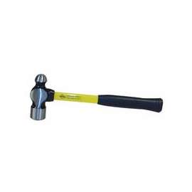 Classic Ball Pein Hammer, Fiberglass Handle, 13 in, Carbon Steel 20 oz Head