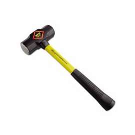 Blacksmith's Double-Face Steel-Head Sledge Hammer, 4 lb, 14 in Classic Handle
