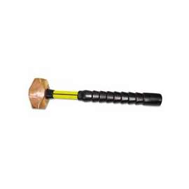 Brass Sledge Hammers, 6 lb, 18 in SG Grip Handle