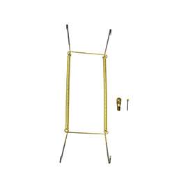 ProSource PH-122056-PS Plate Hanger, Brass, Polished Brass, 30 lb