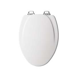 Mayfair 130CHSL-000 Toilet Seat, Elongated, Wood, White