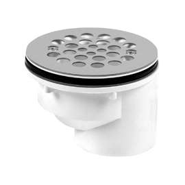 Oatey 42787 Shower Drain, PVC, Black/White