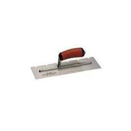 Marshalltown 775SD Trowel, 11 in L, 4-1/2 in W, Square Notch, Curved Handle