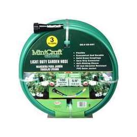 Landscapers Select GH-58503-1003L Garden Hose, 100 ft L, Female x Male, PVC, Green
