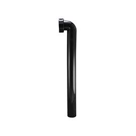 Plumb Pak PP104AB Waste Arm, 1-1/2 in, Direct-Connect, Plastic, Black