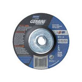 Type 27/42 Gemini RightCut Cut-Off Wheel, 4 1/2" Dia, 5/8" Arbor, 46 Grit