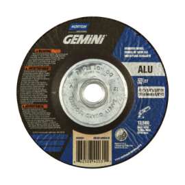 Grinding Wheels, Aluminum Oxide, 4 1/2 in Dia, 5/8 in Arbor, 24 Grit